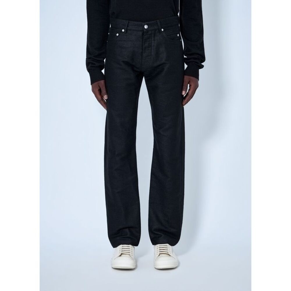 Rick Owens Men Straight-Leg Denim Trousers